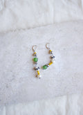 Dangle Earrings yellow/green