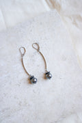 Dangle Hematite Earrings