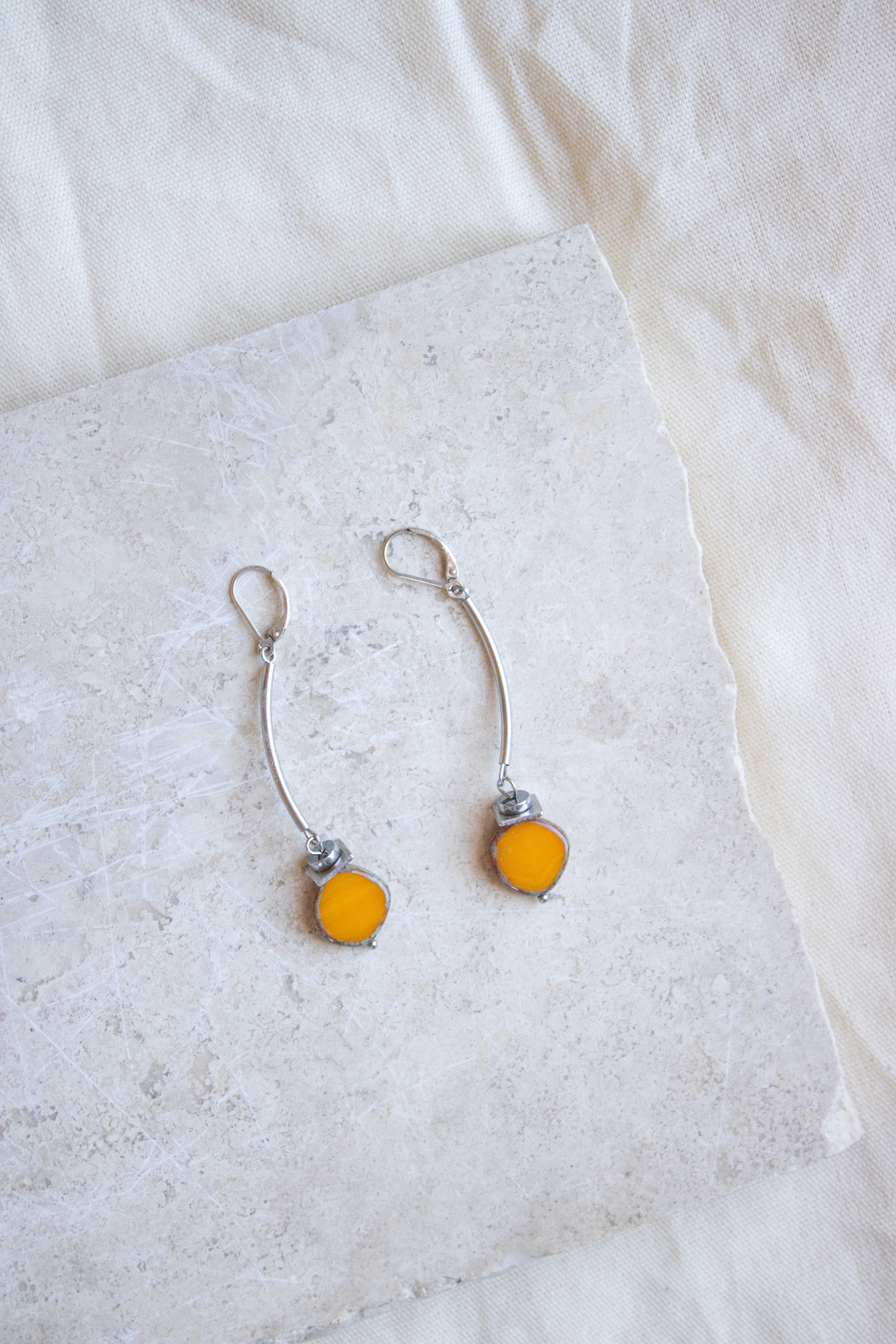 Dangle Glass Earrings