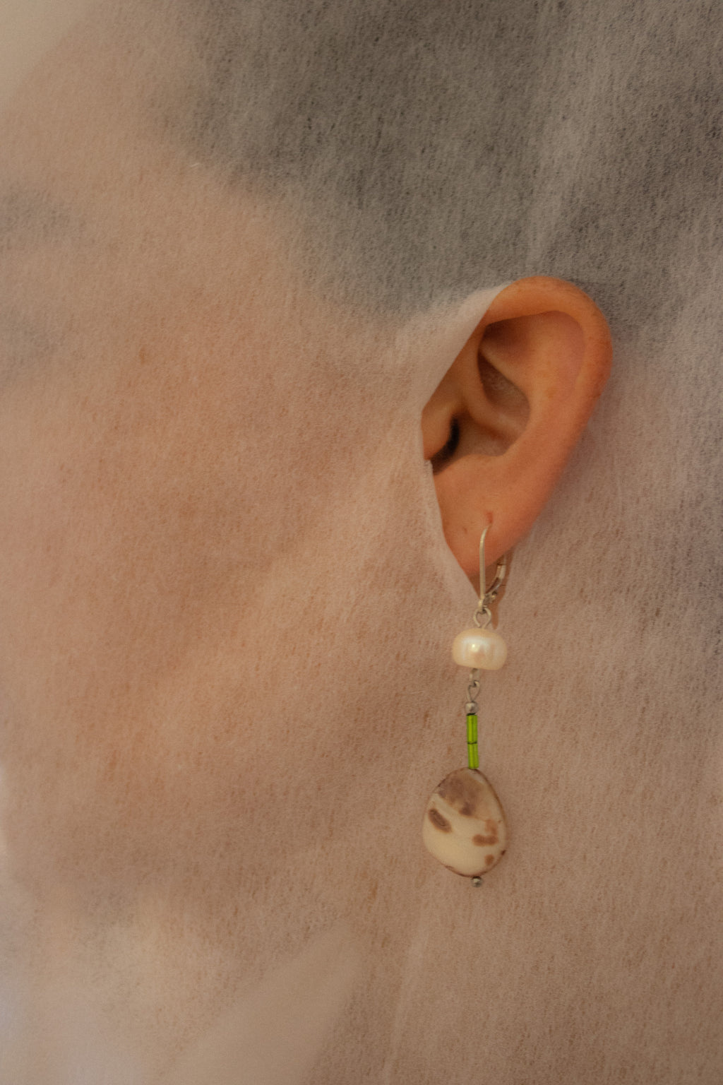 Dangle Mother of Pearl Earrings