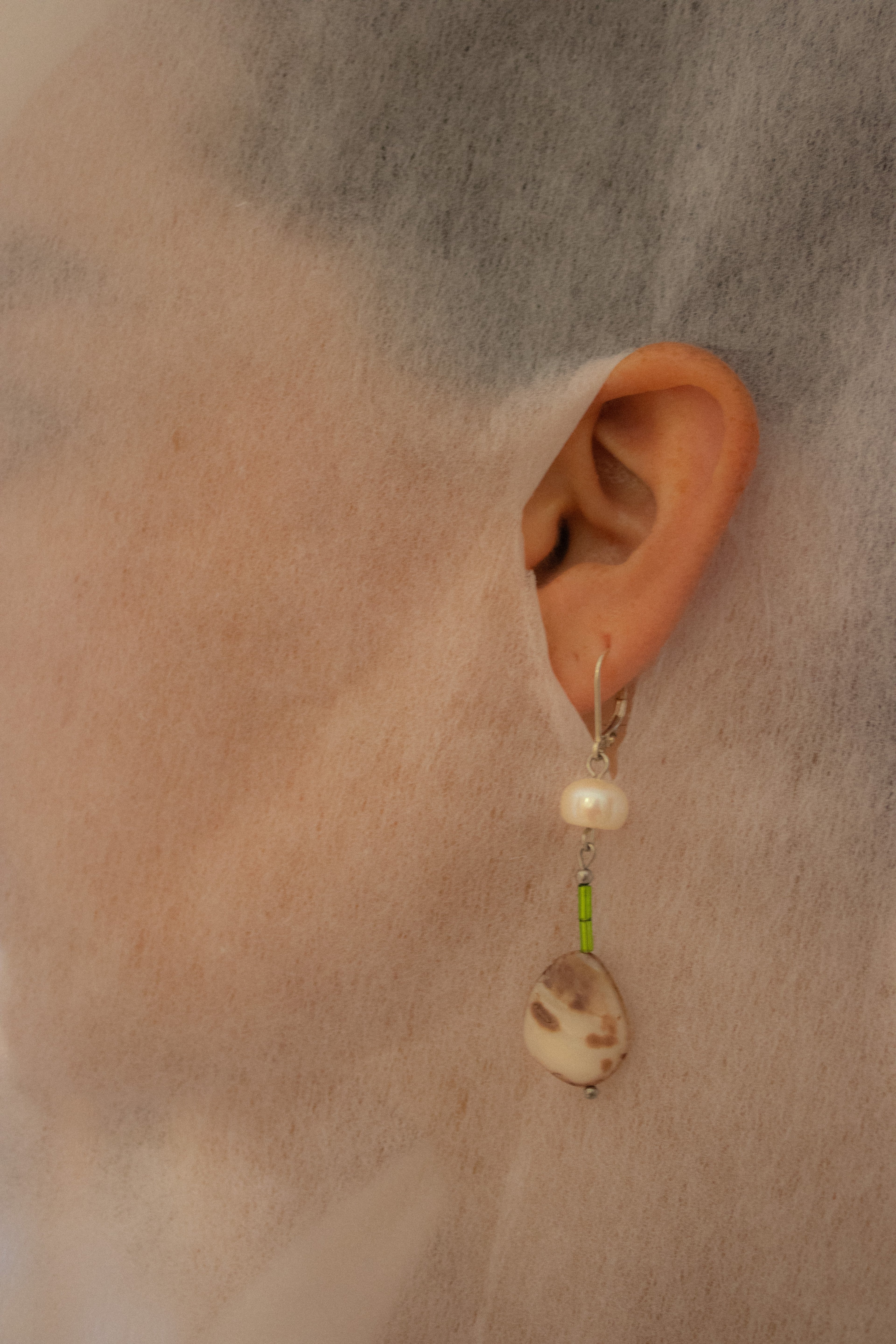 Dangle Mother of Pearl Earrings